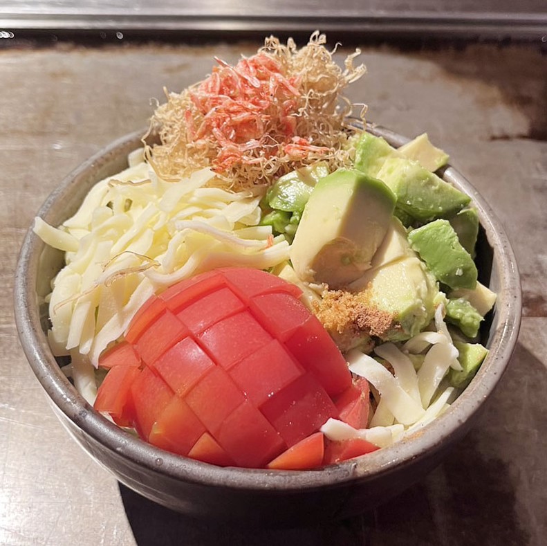 3種のチーズもんじゃ