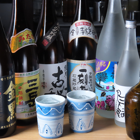 日本酒や焼酎など豊富なドリンク